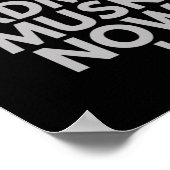 マッドマン・ムスクを直ちに外せ！ ポスター (角)