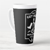 マッドラーキングトレジャー狩り カフェラテマグ (左アングル)