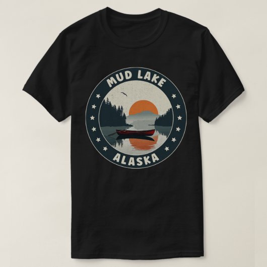 マッドレイクアラスカサンセットTシャツ Tシャツ (デザイン正面)