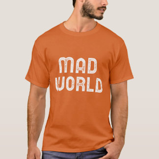 マッドワールド音楽愛好家レトロ音楽少年 Tシャツ