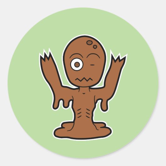 マッド日本のゾンビドロタボ ラウンドシール (正面)