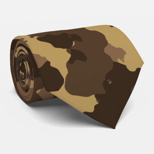 マッド迷彩柄 ネクタイ (ロール)