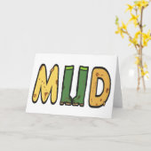 マッド カード (黄色い花)