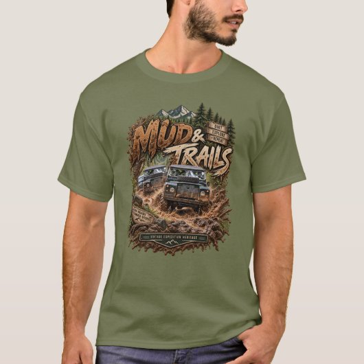 マッド&トレイル Tシャツ (正面)