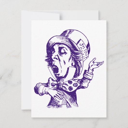 マッド・ハッターのプロムの入札 招待状 (正面)