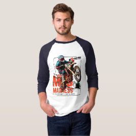 マッド・マダム |メンズ3/4スリーブラグラン Tシャツ