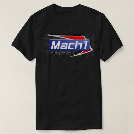 マッハ1レーシングカルツゴーカート Tシャツ (デザイン正面)