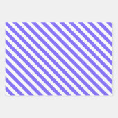 マッパターン（の模様が）あるチ用パープル ラッピングペーパーシート (正面3)