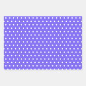 マッパターン（の模様が）あるチ用パープル ラッピングペーパーシート (正面2)