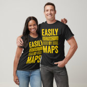 マップによって簡単に気を散らす地理先生6 Tシャツ (ユニセックス)