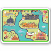 マップのみステッカー シール (正面)