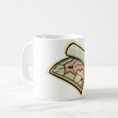 マップのマグカップをスクロール コーヒーマグカップ (正面左)