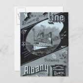 マップの民族ライン ポストカード (正面/裏面)