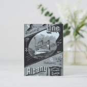 マップの民族ライン ポストカード (スタンド正面)