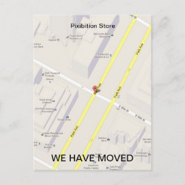 マップの追加はがきを移動 案内ポストカード