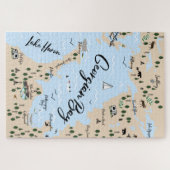 マップオブジョージアベイパズル ジグソーパズル (横)