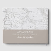 マップビーチハウスバケーションレンタルコメント ゲストブック (裏面)