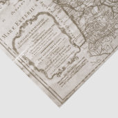 マップフランスヴィンテージデコページティッシュペーパー 薄葉紙 (詳細)
