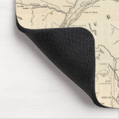 マップボストンとメイン鉄道 マウスパッド (コーナー)