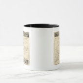 マップボストンとメイン鉄道 マグカップ (中央)