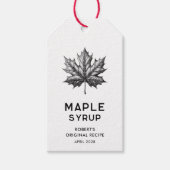 マップルシロップの瓶詰め ギフトタグ (正面)