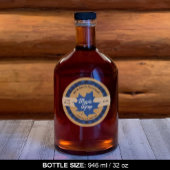 マップルシロップ ブルーリーフ バッファロープレイド クラフト ラウンドシール