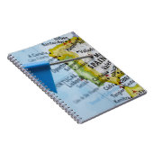 マップ上にスペインのマドリードに配置されたマップピン、クローズアップ ノートブック (右側)