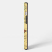 マップ上のイエローパーチ iPhoneケース (左側面)