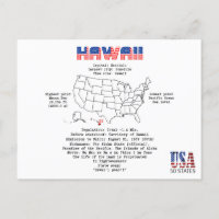 マップ上のハワイのアメリカの州と有用な情報