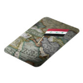 マップ内のイラク国旗 マグネット (左側)