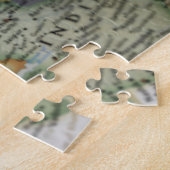 マップ内のパキスタン国旗 ジグソーパズル (側面)