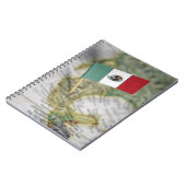 マップ内のメキシコ国旗 ノートブック (左側)