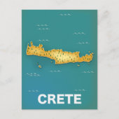 マップ旅行ポスターの作成 ポストカード (正面)