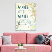 マップ気持ち キャンバスプリント (インサイチュ (リビング))