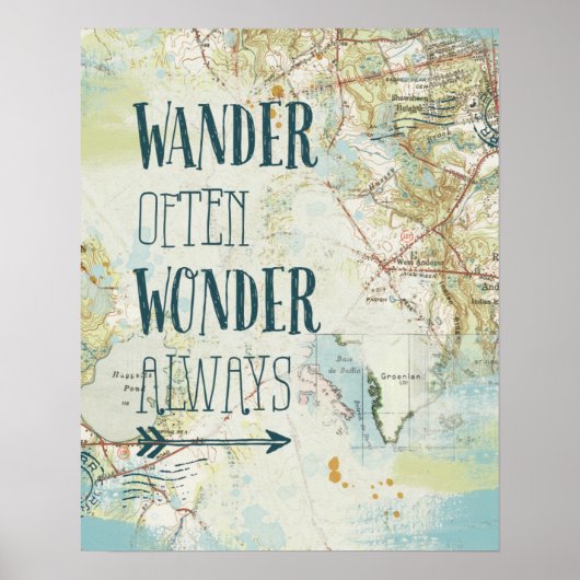 マップ気持ち ポスター (正面)