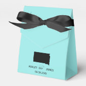 マップ結婚サウスダコタ州のお気に入りボックスへようこそ フェイバーボックス (正面サイド)