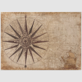 マップ航海の帆船コンパス分離の背景 薄葉紙