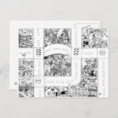 マップ3 / 4 ポストカード (正面/裏面)