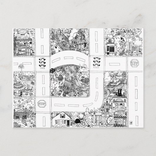 マップ3 / 4 ポストカード (正面)