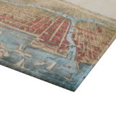 マップ：CHICAGO, c1857 カッティングボード (角)