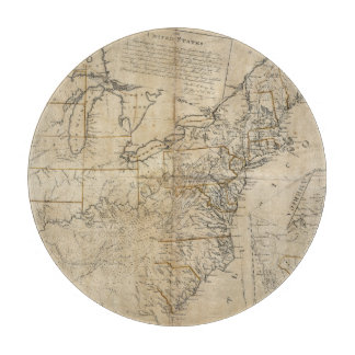 マップ：USA,1783 カッティングボード