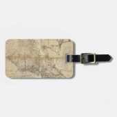 マップ：USA,1783 ラゲッジタグ (正面横)