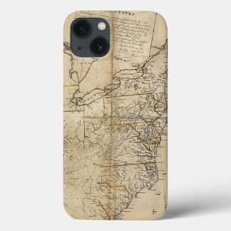 マップ：USA,1783 iPhone 13ケース