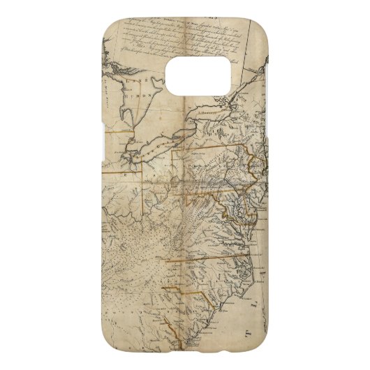 マップ：USA,1783 Case-Mate SAMSUNG GALAXYケース (裏面)