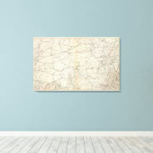 マップVの生成 キャンバスプリント (インサイチュ (ウッドフロア))