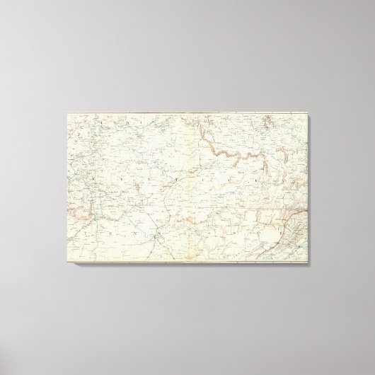 マップXVの生成 キャンバスプリント (正面)