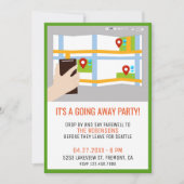 マッモダンプファーバカラフルーパーティの招待状 招待状 (正面)