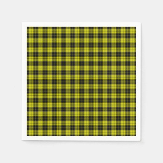 マッラクランタータンチェック スタンダードカクテルナプキン (正面)