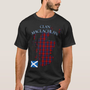 マッラクラントティッシュクランタータンチェックスコットランド Tシャツ