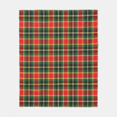 マッラクラン狩りモダンプレイド フリースブランケット (正面)